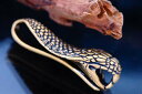 ヘビ 真鍮 マネークリップ お札 クリップ 大蛇 スネーク 蛇 アラビアン 蛇使い ビンテージゴールド メンズ レディース ユニセックス 財布 小物 2