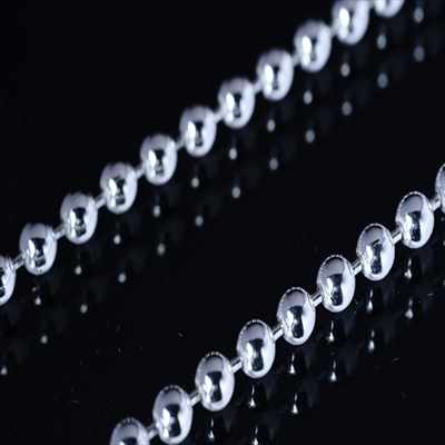 ボールシルバーチェーン(幅2.5mm)