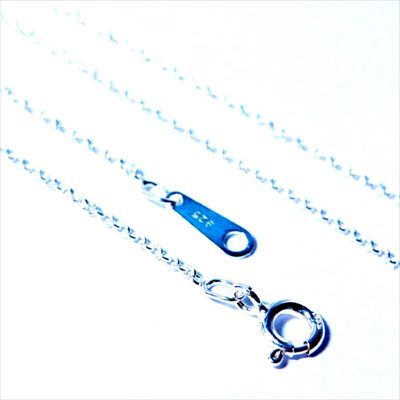 アクセサリーショップfariceのネックレスチェーン シルバー925 真円あずき チェーン レディース ネックレス チェーンのみ 【幅1.2mm／長さ40cm・45cm・50cm】｜アングル2