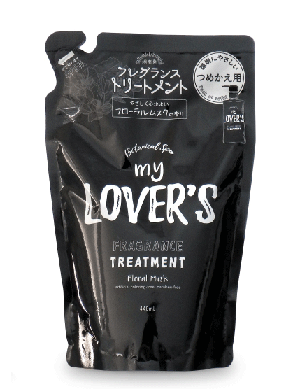 乐天商城 - my LOVER'S トリートメント フローラルムスクの香り つめかえ用( 400ml )