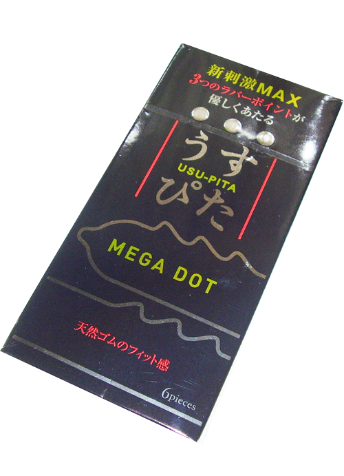 うすぴたMEGA　DOT（メガドット）　6個入り