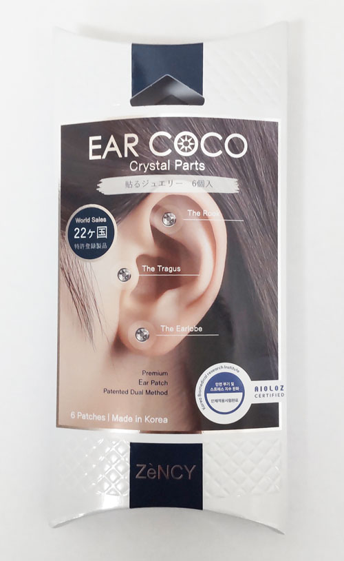 イヤーココ　クリスタル　6個入り