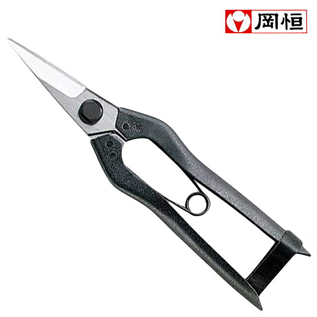 岡恒　松葉鋏　190mm　No207　商品特長 ■松の木の手入れに最適です。 ■永くお使い頂くことによって、その真価を発揮する刃持ちと切れ味の良さ。 岡恒シリーズは最高級の鋼材と焼き入れ技術によって実現された高品質ガーデニングツールです。 ■最高級刃物鋼を最新の焼入れ技術で仕上げ、全製品に均一した【硬さ】と【粘り】を実現しております。 ■国内シェアNO.1を誇る岡恒の剪定鋏。切れ味はもちろん永くご愛用して頂けます。 サイズ/全長190mm・重量120g・刃長45mm 日本製　