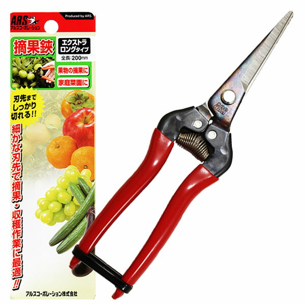 Rakuten - ARS　摘果鋏　エクストラロング　200mm　300LL-BP
