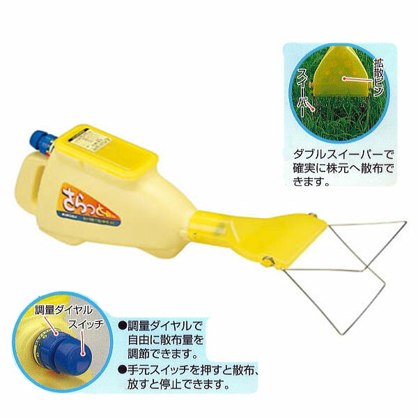 12/10(水)限定！当選確率1/2！最大100％pバック(上限あり・要エントリー)みのる産業 水稲用 箱粒剤散布器 さらっと ハンディタイプ HNS-25 薬剤容量2.5リットル