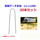【法人様配送限定・個人宅配送不可】【沖縄・離島配送不可】【時間指定不可】 シンセイ 菜園アーチ支柱 11×1200 30本セット