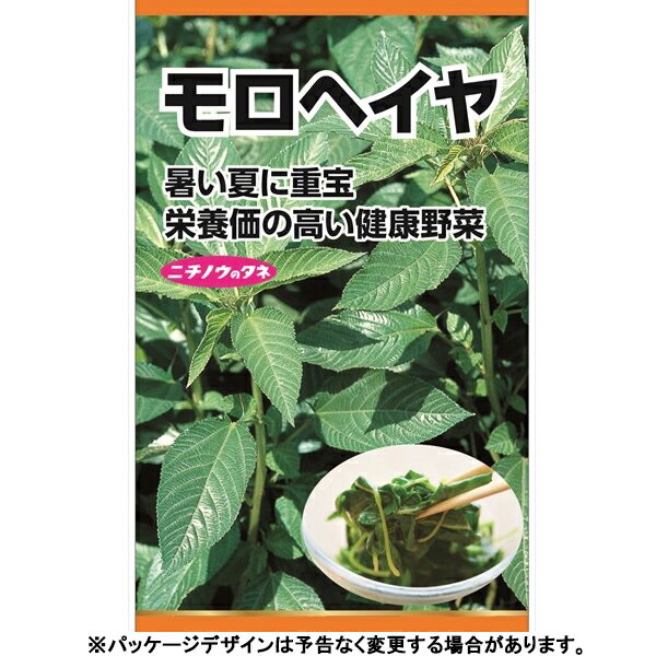 日本農産　野菜の種/種子　モロヘイヤ　内容量2ml　約710粒　種　（追跡可能メール便発送　全国一律370円）17950
