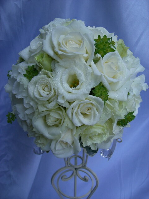 ラウンドブーケ白系