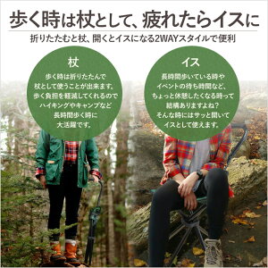 イス ステッキチェア ステッキ チェアー 杖 折りたたみ 介護 アウトドア 釣り ゴルフ 運動会 椅子 バーベキュー 軽い ハイキング イベント 軽量 スポーツ観戦 ギフト 腰痛 女性 プレゼント 2WAY グッズ 送料無料通販格安セール情報 楽天 通販