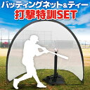 【 セット商品 】 バッティングネット バッティングーティー...
