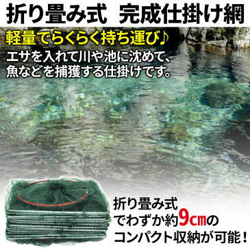 【12個の捕獲穴 2.7m】 魚 仕掛け ロング 折りたたみ コンパクト 捕獲かご さかな 鰻 アナゴ 捕獲 簡単 川 魚 釣り 網 本格 魚筒 魚かご さかなとり カゴ 鰻うけ 軽量 罠 てぼ 釣り フィッシング アウトドア 穴子 捕獲機 捕獲器 送料無料