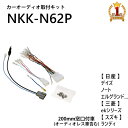 【100人に1人「全額無料」&最大2000円OFFクーポン配布中★5/5】 カーオーディオ取付キット 日産 三菱 汎用 デイズ ノート ekワゴン スズキ ランディ NKK-N62P カーAV取付キット 日東工業 カーオーディオ取付キット カーAV取付キット 取り付け 日東工業 NITTO 送料無料