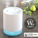 \半 額!先着クーポン配信★24日20時~/ 加湿器 卓上 usb 充電式 超音波 超音波式 おしゃれ タンク 小型 軽量 コンパクト ホワイト 白 led イルミネーション ランプ 7色 除菌 抗菌 清潔 乾燥 対策 乾燥対策 省エネ ledランプ付 タワー型 上部給水 一人暮らし