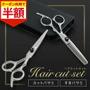 【10%OFF★9/11 1:59迄】 散髪用ハサミ 散髪はさみ 散髪ハサミ 散髪ばさみ 散髪セット はさみ すきばさみ セルフ カット 髪 すきバサミ 髪の毛 ヘアカット 2点 セット 美容師 初心者 カットバサミ カットはさみ カットばさみ スキばさみ シザー 前髪