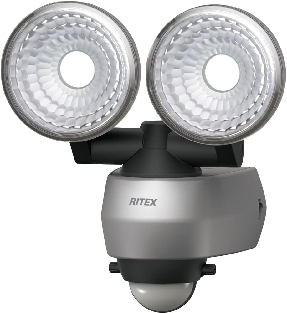 樂天商城 - センサーライト 屋外 LED 100V 室内 LEDセンサーライト 人感センサー 屋内 人感 センサー 明るい 人感センサーライト 自動点灯 夜間 消灯 点灯 照明 自動消灯 常時点灯 玄関 ライト LEDライト 人感センサーライト LED-AC315 防犯対策 空き巣 駐車場 通路 玄関灯 2灯