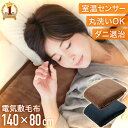 【全品★半額★チャンス】18日0時~ 電気敷毛布 電気毛布 電気 毛布 敷毛布 敷き毛布 敷き 電気敷き毛布 洗える 丸洗い ブランケット 電気ブランケット ダニ退治 フランネル あったか あったかグッズ 暖房 床暖房 冷え性 対策 寒さ対策 温度調節 室温センサー