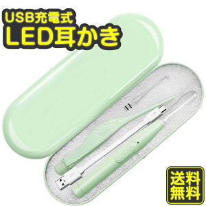 【楽天1位】USB充電式 光る耳かき LED ライト 付き ピンセット USB 充電式 みみかき 耳かき 照明付き 耳掃除 介護耳かき 耳掻き 便利グッズ 子ども用 子供 電気 介護 日用品 LEDライト LED耳かき ステンレス 耳垢 赤ちゃん 生活 雑貨 プレゼント かわいい 子育て 送料無料