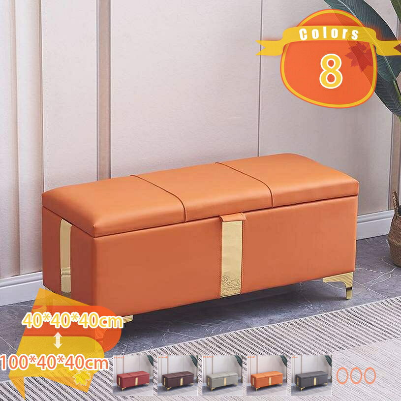 メイン素材：木、PUレザー◆【サイズ】：40*40*40cm 60*40*40cm 80*40*40cm 100*40*40cm；　 ◆耐荷重：約150kg；◆材質：PUレザー；　【ファブリック】ポリエステル；◆構造部材：木製、ウレタンフォーム；★オットマンとしてソファに合わせてお使いいただくことはもちろんのこと、座面部分を持ち上げると収納としてもお使いいただける多機能なボックスタイプのベンチソファーとなっています。★コンパクトサイズで省スペースで、玄関先や廊下スペースといった限られたスペースにも無理することなく配置していただけます。★色違いを交互に並べてみたり、同シリーズのスツールタイプと合わせてみたり、自分好みのアレンジでお部屋のアクセントになるインテリアとしても大活躍。★ベンチとしてもオットマンとしても、収納としてもお使いいただける多機能ベンチソファです。●商品詳細 商品名：収納付きスツール　ボックススツール サイズ：40*40*40cm 60*40*40cm 80*40*40cm 100*40*40cm； 材　質：PUレザー； 【ファブリック】ポリエステル ◆構造部材 木製、ウレタンフォーム 耐荷重：約150kg； 備　考 　※その他、記載事項ご確認の上ご注文ください。 ※他商品との同梱は出来かねます。 座る、小物の収納、オットマンとしても使える多機能スツールです。 リビング、寝室、子ども部屋などさまざまなシーンで使えます。 選べる多カラーでお部屋にあわせてカラーコーディネートが楽しめます。 小物用インナーBOX付きで、小物の整理に便利です。 【家具の特徴】 日々の暮らしに役立つものをシンプルなものから個性的なものまで幅広く取りそろえ、 年代、性別、利用シーンにとらわれず、誰もが手軽に取り入れられる家具をコンセプトに、 リラックスシーンからビジネスシーンまでお使いいただける商品を提供しております。 【使用用途 ※以下のようなシーンでご使用いただけます。】 モダン カントリー インダストリアル ナチュラル 北欧モダン シンプル ミッドセンチュリーアンティーク クラシック コースタル 海岸風 アジアン モロッコスタイル シャビーシック カントリー調 和モダン 和風 姫系 フェミニン 【対象 ※以下のような方に多くご利用いただいております。】 年代：20代 30代 40代 50代 60代 70代に対応しております。 ひとり暮らし 一人暮らし ファミリー 家族 メンズ 男性向け レディース 女性向け キャリア世代 ヤング ミドル ミセス アダルト シルバー シニア世代 お嬢様 娘様 お嫁様 奥様 お母様 お義母様 御祖母様 お孫様 【贈り物に ※以下のような節目や祝い事でのプレゼントとしてもご好評いただいております。】 新社会人 新成人 結婚祝い 成人祝い 就職祝い 誕生日 母の日ギフト 父の日ギフト クリスマス 新生活 ■備考 ・表記サイズに関しましては、平置きにて採寸したおおよそのサイズとなります。多少の誤差が生じる場合がございます。 ・生産時期やご使用のパソコンモニターの種類や設定により、実物と色の見え方が異なる場合がございます。 ・説明書・パッケージは英語、もしくは中国語の表記の場合がございます。 ・予告なく多少の仕様変更がある場合がございます。ご案内している情報は参考用です。実際にお届けする商品をご確認くだ椅子 スツール オットマン 低い椅子 低め 助手席 動物 収納いす 収納ソファー 収納ハンガー 収納ポーチ 収納ラック 収納ランキング 収納付き 収納付きスツール収納 ベンチソファー ソファベット ソファーベット リクライニングソファーベッド リクライニングソファーベット リビングソファ リビングソファー ソファーマット椅子 スツール オットマン ベンチ収納 ペーパースツール ペール缶 ボックスイス ボックススツール ポータブルおりたたみ椅子 ポータブル折り畳み椅子 ポータブル椅子収納 ベンチソファー 二人用ソファ 二人用ソファー 二人掛けソファ 二人掛けソファー 二人がけソファ 二人がけソファー ふたりがけソファ ふたりがけソファー