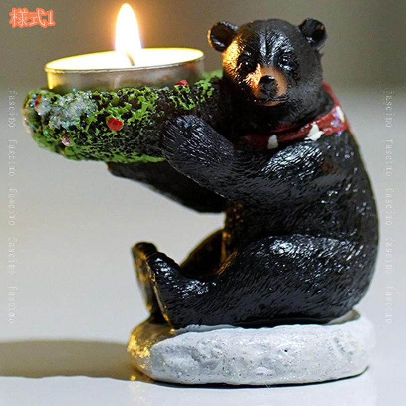 クリスマス 飾り くま 卓上 置物 かわいい 飾り付け 玄関 卓上 オーナメント デコレーション ギフト プレゼント 北欧 雑貨 写真撮影 小道具 インテリア 小物 おしゃれ クリスマス雑貨 パーティーグッズ 贈り物 fascimo 3