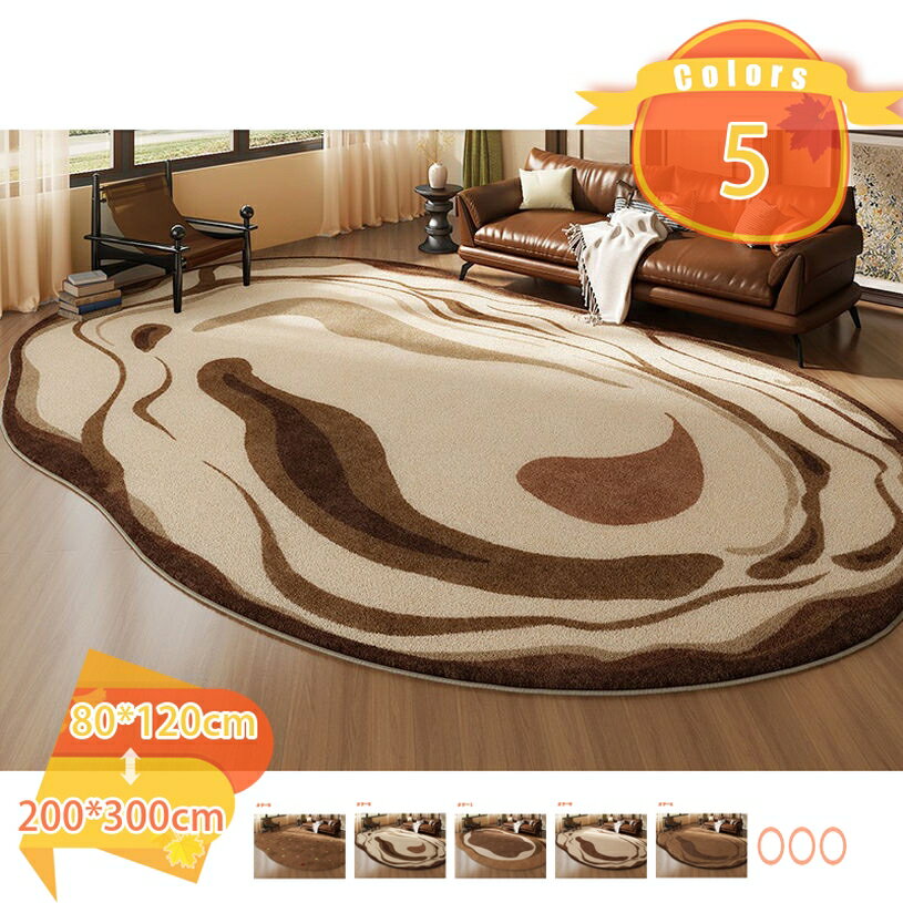 300円OFFクーポン カーペット ラグマット 滑り止め ふわふわ おしゃれ インテリア オールシーズン じゅうたん 絨毯 軽量 耐磨耗性 抗菌防臭 防ダニ リビングマット ベッドサイドラグ 床保護マット 転倒防止 部屋飾り 模様替え センターラグ fascimo