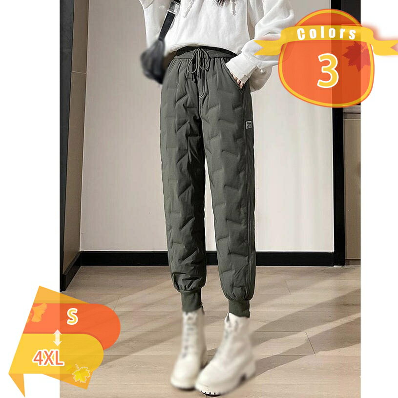 2000円OFFクーポンレディース ダウンパンツ ロングパンツ 防寒パンツ カジュアルパンツ 無地パンツ ストレートパンツ 女性用 暖かい 軽量 冬 防寒ズボン ボトムス あったかパンツ ジョガーパンツ 暖か スポーツ 防寒対策 fascimo