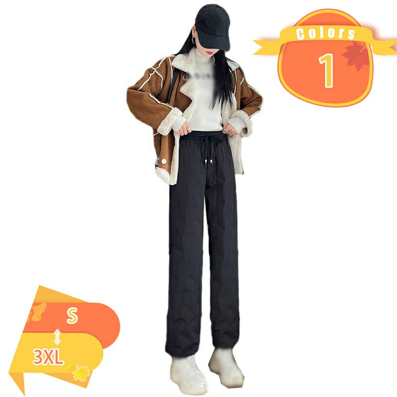 2000円OFFクーポン大きいサイズ ダウンパンツ レディース ジョガーパンツ 軽量 あったか ボトムス 無地 ウェストゴム 長ズボン おしゃれ 通勤 アウトドア 長ズボン あったか 軽い イージーパンツ 暖かい 通勤 通学 プレゼント fascimo