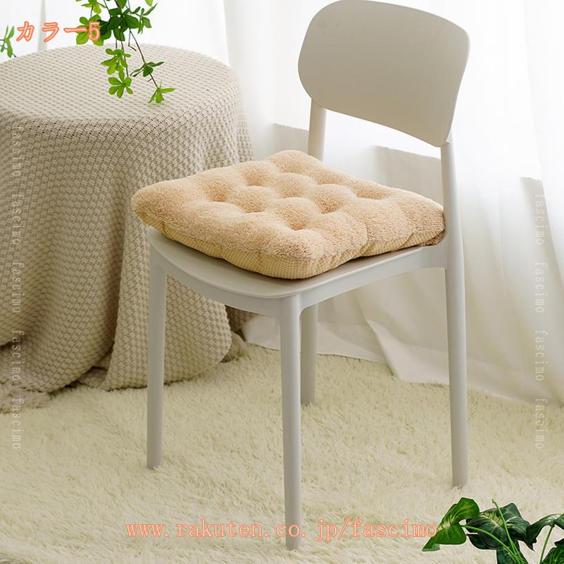 300円OFFクーポン 座布団 クッション 2枚セット 北欧風 四角 紐付き 厚め ふわふわ 低反発 滑り止め 通気 吸汗 保温 抗菌防臭 防カビ 洗える 多機能 椅子用クッション チェアパッド 座面クッション 椅子 自宅 オフィス 畳 車用 かわいい fascimo [2]