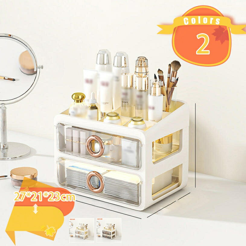 デスクオーガナイザー 仕切り 引き出し 文房具収納ケース 卓上 小物入れ引き出し 書類ケース 大容量 整理整頓 デスク周り 事務用品 卓上収納ボックス 机上ラック 化粧品収納 おしゃれ 卓上収納ケース fascimo