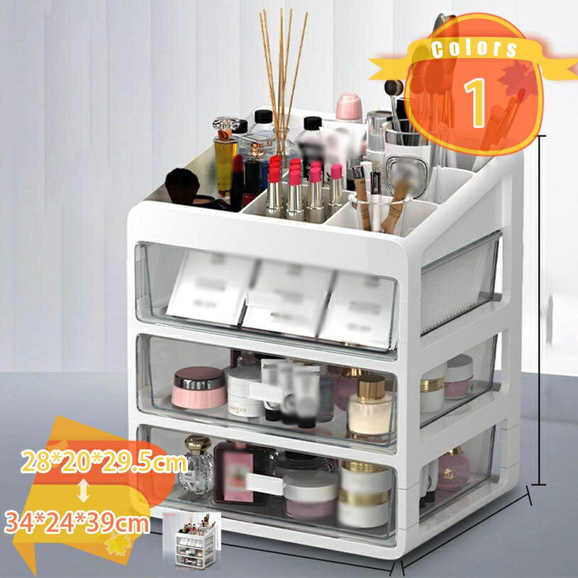 卓上収納ボックス 分類収納 大容量 引き出し付き オフィス収納 小物入れ 卓上収納ケース 仕切り 引き出し 収納 レターケース おしゃれ収納ボックス 化粧品 文房具 デスク収納 書類ケース 省スペース fascimo