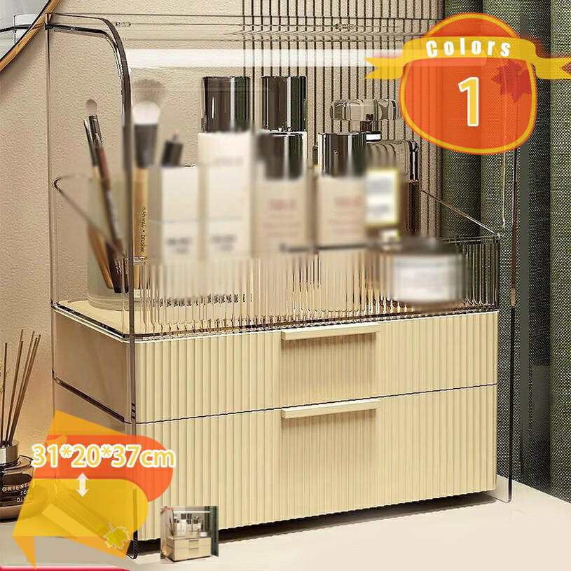 大容量 文具収納 収納ボックス 卓上収納 収納ケース 化粧品ケース 机上収納 引き出しケース 収納ボックス デスク収納 化粧品収納 メイクボックス 小物入れ 小物収納 レターケース オフィス 事務用品 fascimo