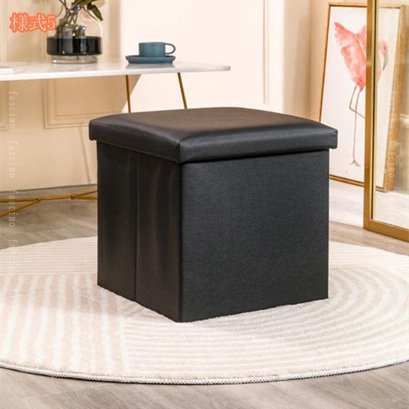 収納スツール オットマン 収納ベンチ 収納ボックス 和風 長方形 ワイド 多機能 折...
