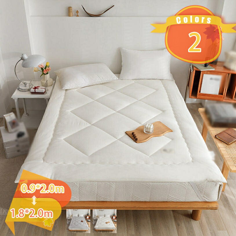 1000円OFFクーポン 敷きパッド セミシングル ファミリー 綿 湿気取り 肌に優しいコットン100% パッド ゴムバンド付き すべり止め 幾何学模様 かわいい おしゃれ 汎用 ウォッシャブル 肌触りよい べっどぱっど 除湿シート 春・夏・秋・冬 柄 冷房対策 fascimo