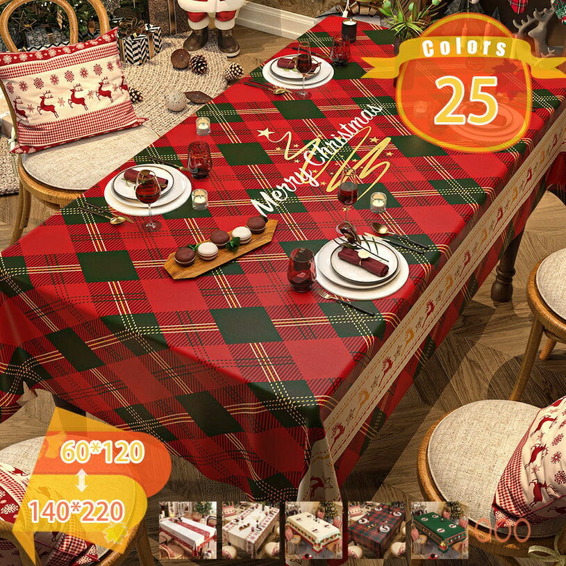 300円OFFクーポン ダイニングテーブル クリスマス ビニール製 高級 ずれ防止 おしゃれ モダン テーブルマット 耐熱性 柔軟 防水 サイズ選択 お手入れ簡単 耐久性 滑りにくい 防汚 重ね使用 柄 キッチンマット PVC製 撥水 防油 fascimo