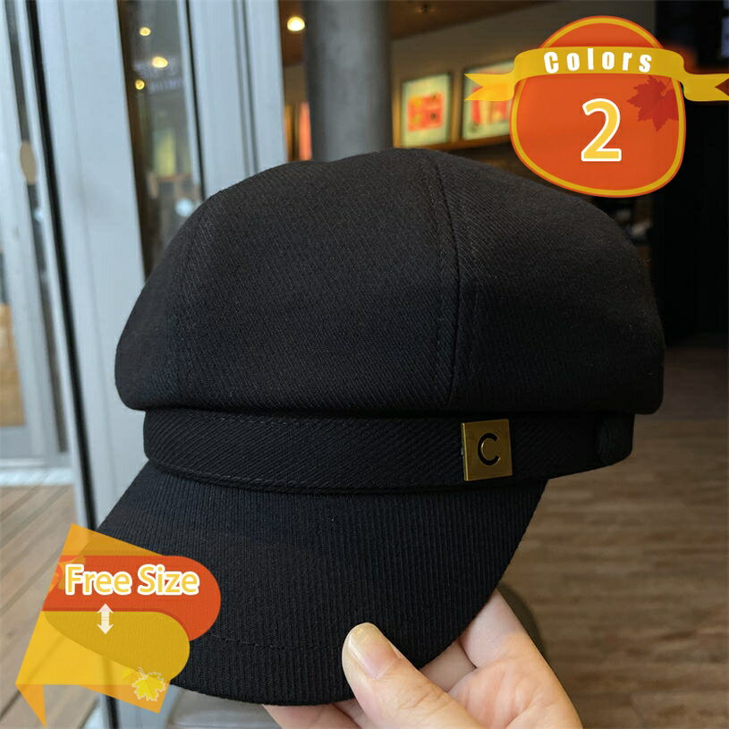 Newsboy Cap - 帽子 キャスケット メンズ 大きいサイズ コットン つば広 調節可能 カジュアル アウトドア 紳士帽 ゴルフ ハンチング かっこいい レトロ 旅行 登山 おしゃれ ボリューム 丸い 春 夏 秋 冬 オールシーズン対応 fascimo