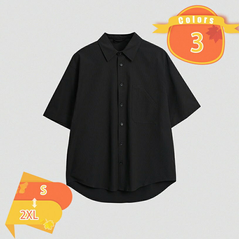 Rakuten - 500円OFFクーポン 半袖シャツ メンズ カジュアル チェック柄 半袖 花柄 アロハ風 シャツ ビーチシャツ おしゃれ 通気性 幾何学模様 夏 ゆったり 大きいサイズ ビジネス ファッション ボタンアップ シャツ 夏服 薄手 トップス fascimo