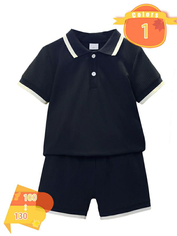 樂天商城 - 500円OFFクーポン 子供服 女の子 セットアップ 夏服 おしゃれ 上下セット キッズ 半袖シャツ ショート丈 2点セット 普段着 通学着 お出かけ パンツセット ブラウス ショーツ ポロシャツ 夏着 ジュニア服 旅行 リゾート お呼ばれ お食事会 fascimo