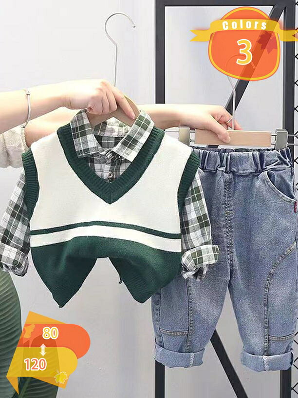 表地：綿メイン素材：コットンニットベスト+シャツ＋ズボンの3点セットです。お子さんの肌にやさしいコットン素材を使い、質感も通気性も素晴らしく、着心地も快適です。柔らかな手触りは温もりを感じます。自由に着回せるシンプルデザインで手放せない1着です。薄すぎず、厚すぎない生地感なので秋・冬・春とロングシーズン着まわせるので長く楽しめるのが特徴です。シンプルで個性的なデザインになっている可愛さが溢れる衣装です！上品はデザインと丁寧な縫製に合わせて、一瞬ですごく甘いキッズに変身します、超可愛い！ズボンのウエストはゴムなので、ずり落ちる心配がいらず、すっきり着こなすことができます。ズボンの両サイドに実用的な大きさのポケットが付いています。保育園児、幼稚園児、小学生、中学生の普段着はもちろん、運動会、通園、通学、ダンス、ヒップホップ、旅行、遠足、発表会、練習着、体操服、カジュアル、各種イベント、アウトドアなどにもおすすめです。【商品仕様】 材質：綿 ポリエステル 対象：男の子、小学生 サイズ：80-120　 季節：秋 冬 春 ニットベスト+シャツ＋ズボン 【選ばれる理由】 ニットベスト、長袖Tシャツ、ボトムスのお買い得3点セット。 肌触りが良く、柔軟で着心地がよい、通気性に優れ、耐久性も良いです。 柄が魅力的で、全体的にやや細めなシルエットでとってもスッキリした印象です。 春は「入学式・卒業式」秋には「七五三」冬だって、ちょっぴりおしゃれな「レストランで家族でお食事」に。 セット使いはもちろん、それぞれ単品使いもできる着回しやすいアイテム。 【注意事項】 ※量産における裁断方法の関係上、より1-3cmの差がある場合がございます。 ※お客様のモニター環境により実物の色合いと若干お色目が異なる場合がございます。 【関連キーワード】ジュニア セットアップ 子供 スウェット 子供 ドレス ロングドレス ワンピース カーディガン セット 2点セット 可愛い おしゃれ 長袖 チュール ピアノ発表会 フォーマル 七五三 3歳　4歳 5歳 6歳 7歳 8歳 9歳 10歳 11歳 12歳 13歳 14歳ご案内している情報は参考用です。実際にお届けする商品をご確認くだジャージ 上下セット メンズ 半袖 セットアップ カジュアルト レーニング スポーツウェア 夏服 メンズ 上下セット 夏 セットアップ メンズ 部屋着 夏服 ジャージ メンズセットアップ メンズ 上下セット 2点セット 吸汗速乾 セットアップ メンズ 夏 上下 長袖 スポーツ 春夏 セットアップ メンズ ビジネス シャツ ジャージ ゴルフ セットアップ メンズ 夏セットアップ メンズ スーツ ジャージ ブラウン ブーツカット 大きいサイズ 夏 夏服 夏服 メンズ 大きいサイズ セットアップ 大きいサイズ 夏服 メンズ セットアップ パッツ 子供服セットアップ レディース 2点セット スウェット バーカー バンツ ジャージ 上下セット ジャージ セットアップ スウェット 大きめ ゆったり 上下 レディース バーカー