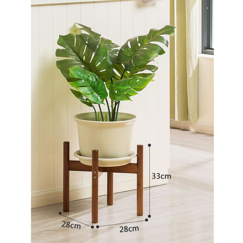 500円OFFクーポン フラワースタンド 竹製 鉢スタンド 花台 観葉植物 台 植木鉢台 ...