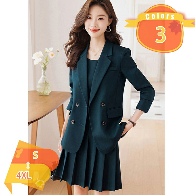 ジャケット ワンピース アンサンブル スーツ レディース ドレススーツ 2点 フォーマル ママ セレモニー 大きいサイズ パーティ セレモニースーツ 大人 おしゃれ OL 通勤 ママスーツ 入学式 二次会 謝恩会 披露宴 卒業式 fascimo