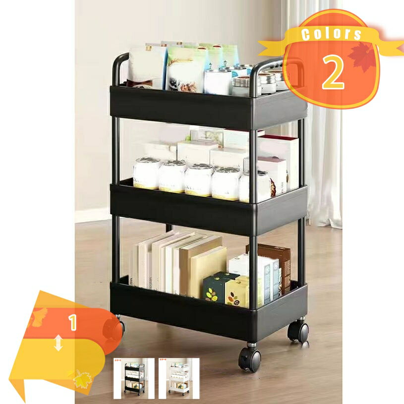 キッチンワゴン キャスター付きワゴン サイドワゴン ベビーワゴン 収納ワゴン キッチンカート ワゴン ...