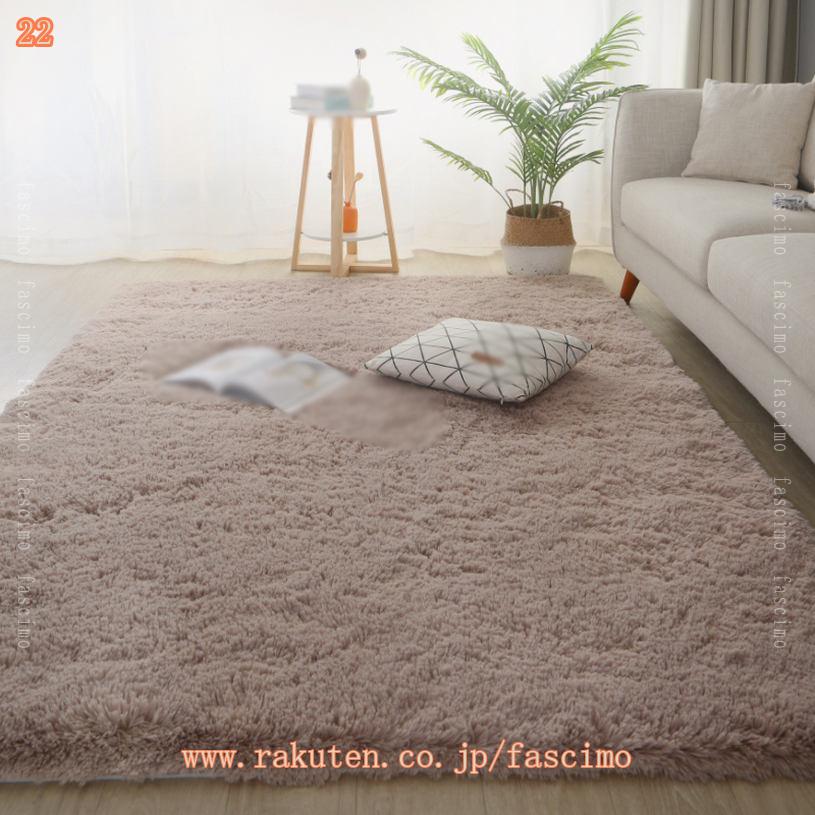 500円OFFクーポン ラグ 四角カーペット 長方形マット ポリエステル繊維 ポリエステルラグ 柔らかい ラグマットシャギーラグマット オールシーズン ホットカーペット対応 床暖房対応 春夏秋冬 おしゃれ 絨毯 丸洗い 軽量 折り畳み可能 滑り止め付 冷房対策 fascimo