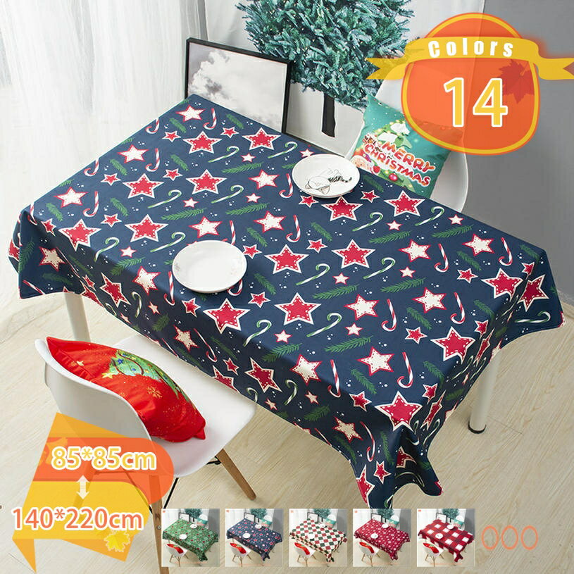 クリスマスチェック 柄 撥水 汚れ防止 布 北欧 肌触り良い テーブルクロス 食卓カバー 防油 長方形 北欧風 おしゃれ インテリア用品 すべり止め ウォッシャブル 洗濯可 速乾 耐熱 多用途 クリスマス 装飾 食卓テーブルクロス テーブルトップ fascimo