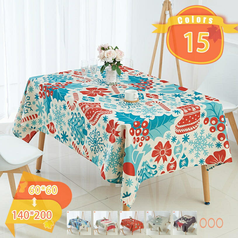 300円OFFクーポン クリスマス テーブルクロス 撥水 飾り 長方形 お手入れ簡単 多用途 おしゃれ 肌触り良い 北欧 耐熱 宴会 ティーテーブル 食卓 マット 結婚式 レストラン パーティー 業務用 新築祝い 食卓カバー 多色選べる テーブルカバー 正方形テーブル fascimo