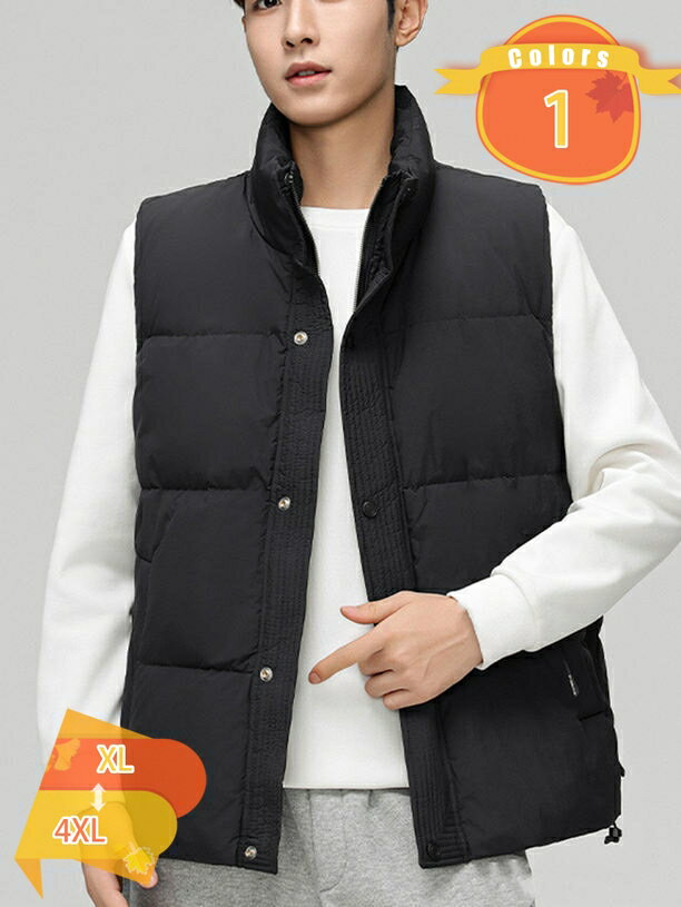 1000円OFFクーポン ダウンベスト メンズ 中綿ベスト 立ち襟 軽量 防寒 暖かい アウター 大きいサイズ 春秋冬服 おしゃれ 男女兼用 スポーツ ノースリ...