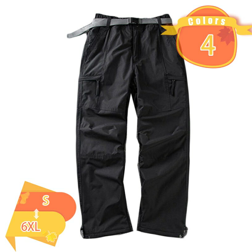 1000円OFFクーポン 裏ボア ストレッチ ロング パンツ カーゴパンツ メンズ 秋冬 あったかボトムス ストレッチ パンツ 裏起毛 チノパンツ 吸湿 発熱 保湿 保温 伸びる 登山パンツ キャンプ ゴルフ fascimo(4)