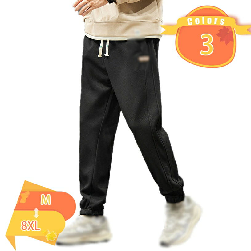 1000円OFFクーポン ジョガーパンツ メンズ 裏起毛 秋 冬 ズボン スウェット 防風 防寒 暖かい フリース イージーパンツ 防風 細身 スキニー ゴルフ スポーツ おしゃれ 黒 カーキ グレー 大きいサイズ クリスマス プレゼント fascimo