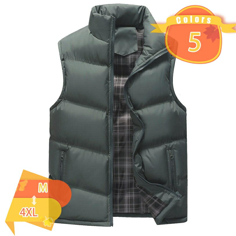 777円OFFクーポン 中綿ベスト メンズ 軽量 ダウンベスト メンズ ライトダウン ベスト メンズ 秋 冬 インナーダウン 中綿 冬物 立ち襟 アウター ノースリーブジャケット コート アウター アウトドア 登山 暖かい ダウンベスト メンズ fascimo