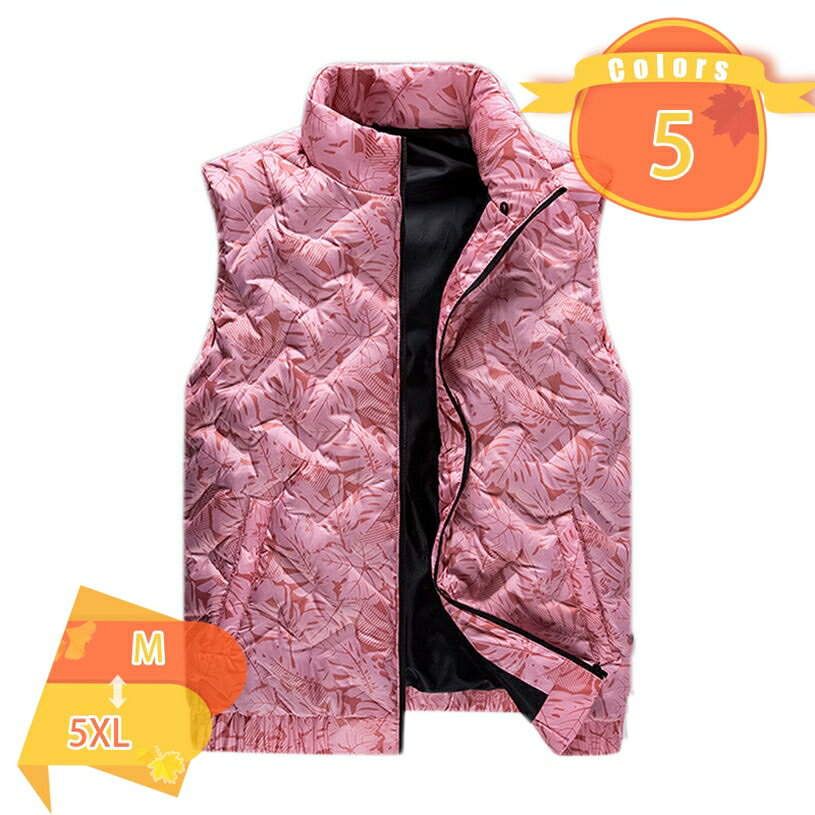 300円OFFクーポン ベスト ダウンベスト リアルダウン インナー 男女兼用 メンズ レディース 大きいサイズ ダウン入り フェザー 冬 防寒着 ジレ チョッキ あったか 無地 袖なし 軽量 厚手 立襟 ベスト 秋冬春 アウター ジャケット fascimo