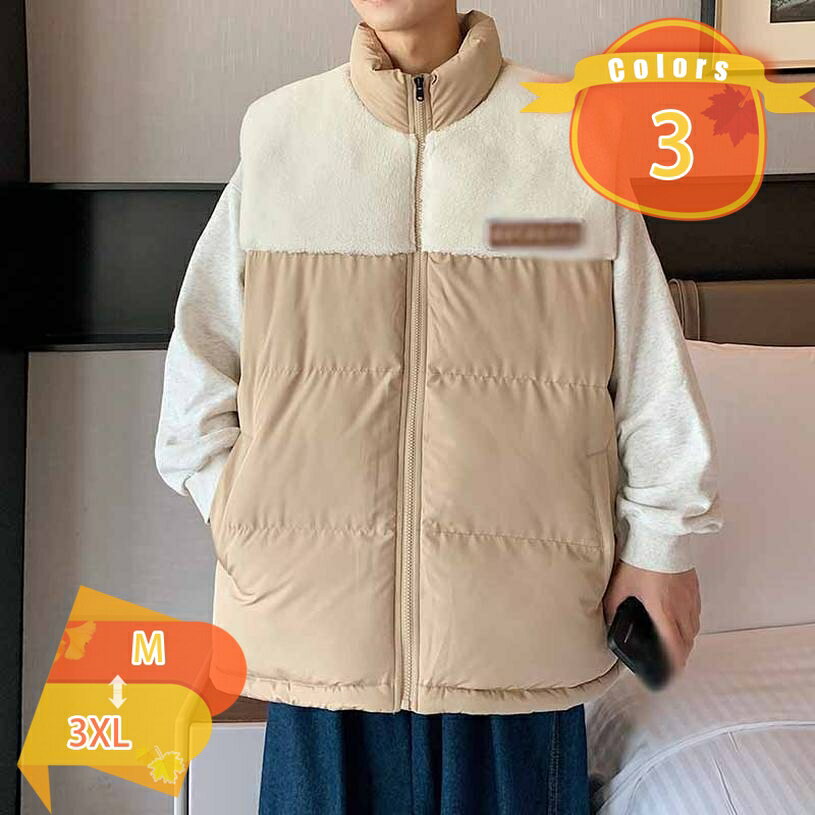 1000円OFFクーポン ベスト メンズ トップス ジップアップ 中綿 カジュアル 軽量 厚手 防寒 中綿ベスト 大人 オシャレ 上品 暖かい ゴルフウェア ゴルフ ブラック 秋 冬 20代 30代 40代 おしゃれ メンズファッション fascimo