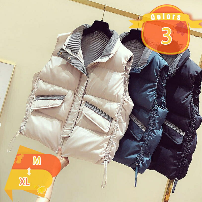 表地：ポリエステルメイン素材：ポリエステル【サイズ】[M]着丈：61cm　バスト：122cm 肩幅：43cm [L]着丈：62cm　バスト：126cm 肩幅：44cm [XL]着丈：63cm　バスト：130cm 肩幅：45cm【メイン素材】中綿 ■表示サイズより多少の誤差が(約1 - 3cm)生じる場合がございます。温かさと軽さを両立させるため、素材にこだわり抜いて超軽量を実現させました。糸の一本一本まで軽量化を追求し、ふんわりとした軽い着心地で快適な着心地です。ファスナーとボタンの二重留めのデザインで、ファスナーを上まで閉めると、首元もしっかりガードしてくれるため暖かいです。ウエストの両サイドには、あると便利なポケット付き。ポリエステル素材を採用しており、暖かさと軽さを兼ね備えたショート丈ブルゾンです。これからの冬の季節に大活躍間違いなしの優秀な防寒コート・ジャケットです。バランスが良いシルエット、きちんとしている縫製、通勤や出張や旅行などのシーンに大活躍の綿入れベストです。普段着、デート、トラベル、あそび、通勤、通学、アウトドア、披露宴、二次会、同窓会、外出、部屋着、お呼ばれ、出張、運転、プレゼント。レディースダウンベスト。 仕様 寒い季節に欠かせない、フードなしの中綿ベスト♪。 ハイネックで首元まで隠れるあったかアイテム。 保温性と機能性、デザイン性に優れたワンランク上の1枚！ 存在感抜群のデザインと防寒性を兼ね備えた逸品！ ゆるめのシルエットなのに着た時に洗練されてみえるよう工夫しています。 ボリュームのあるフードシルエットで小顔効果も期待できそう！ メイン素材 中綿 洗濯 ※色落ちや色移りすることがございますので、他のものとは分けて洗濯してください。 サイズ [M]着丈：61cm　バスト：122cm 肩幅：43cm [L]着丈：62cm　バスト：126cm 肩幅：44cm [XL]着丈：63cm　バスト：130cm 肩幅：45cm 【注意事項】 ●表示サイズより多少の誤差が(約1 - 3cm)生じる場合がございます。 ●撮影時の照明やパソコン・携帯の環境により、画面上と実物では多少色味が異なる場合がございます。 ●サイズ詳細等の測り方はスタッフ間で統一、徹底はしておりますが、若干の誤差がある場合がございます。 ●海外製造品のため日本製に比べ若干の縫製の荒さ、 糸くずがある、タグ表示がない等が見受けられる場合がございます。 キーワード検索：ダウンベスト レディース 軽量 防風 保温 インナーダウン ベスト ウルトラライト ショート 大きいサイズ スリム 着痩せ 冬用 暖かい 無地 シンプル 10代 20代 30代 40代 中学校 高校 小学生 中学生 高校生 二次会 結婚式 2次会 謝恩会 披露宴 同窓会 女子会 結婚式 パーティー お呼ばれご案内している情報は参考用です。実際にお届けする商品をご確認くだスリム アウター ジャケット ダウンコート コート ライトダウン 羽毛 フェザー 冬 上着 ジャンパー 薄い 軽い ダウン ライトダウン 防寒 軽量 秋冬 暖かい軽量ダウンジャケットライトダウン レディース ダウンジャケット ファション ロング丈 超軽量 登山 春秋冬 防風 保温 暖かい 超薄い カジュアルアウトウェア 通勤 旅行 ダウンジャケットダウンジャケット ロング ダウンコート 膝下コート ロングダウンコート レディース ラクーンファー アウター レディース 秋冬用　防寒 ダウンコート レディース ジャケットダウンコート 中綿 レディース ダウンジャケット 冬 大きいサイズ きれいめ 軽量 軽い アウター Mサイズ ロング ショート ブラック 黒 カーキ あったか 防寒 大人